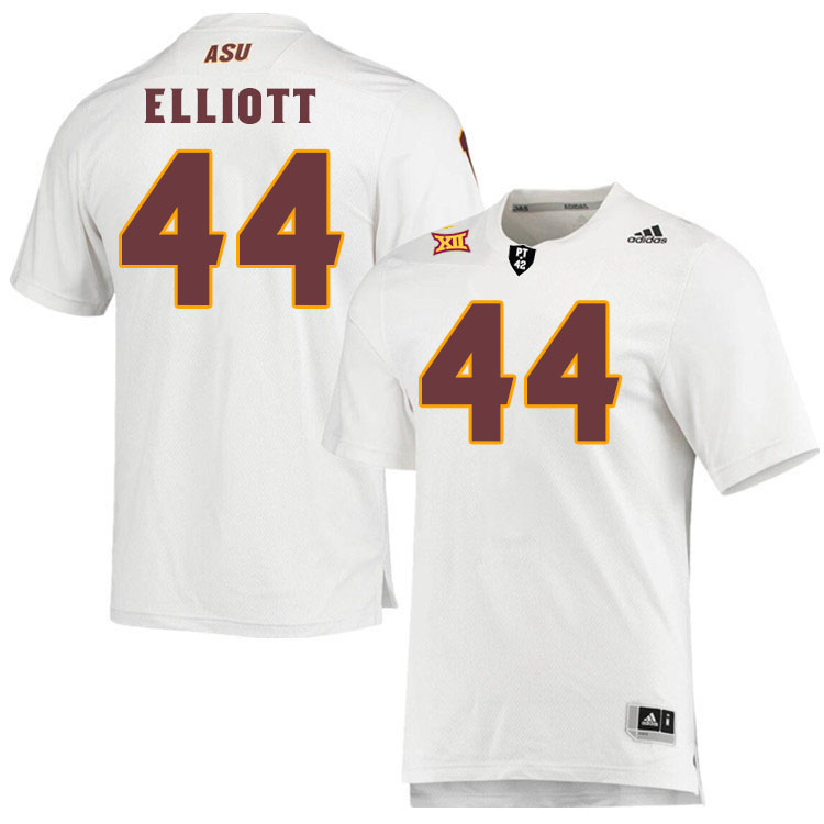 #44 Keyshaun Elliott Arizona State Sun Devils College Football Jerseys Stitched-White